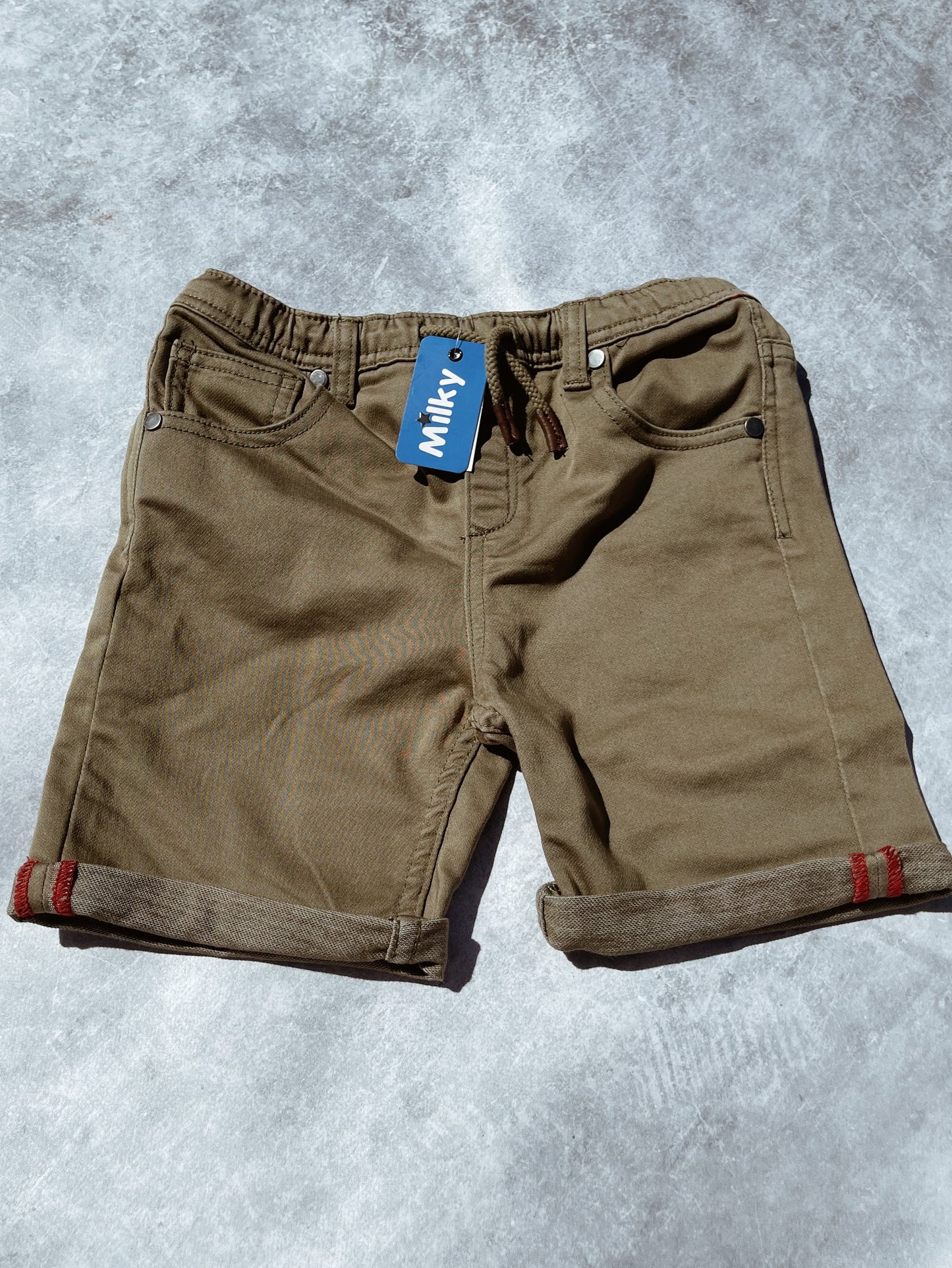 MILKY- BOYS  KHAKI SHORT 31705