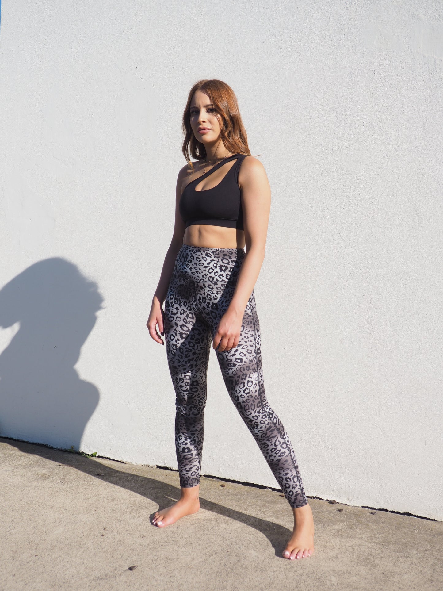 Gerrycan Leopard Activewear Full Length Compression Tights