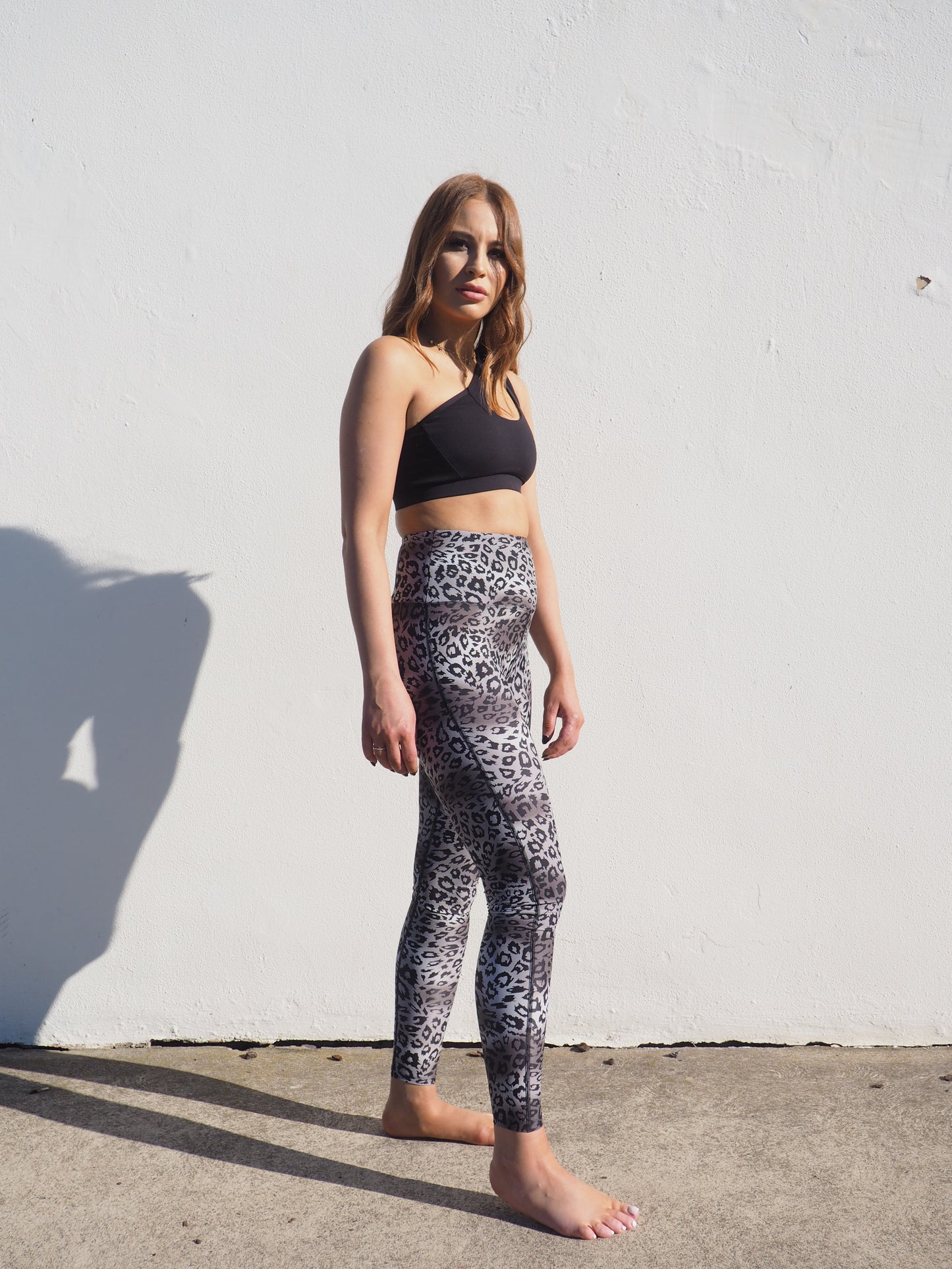 Gerrycan Leopard Activewear Full Length Compression Tights