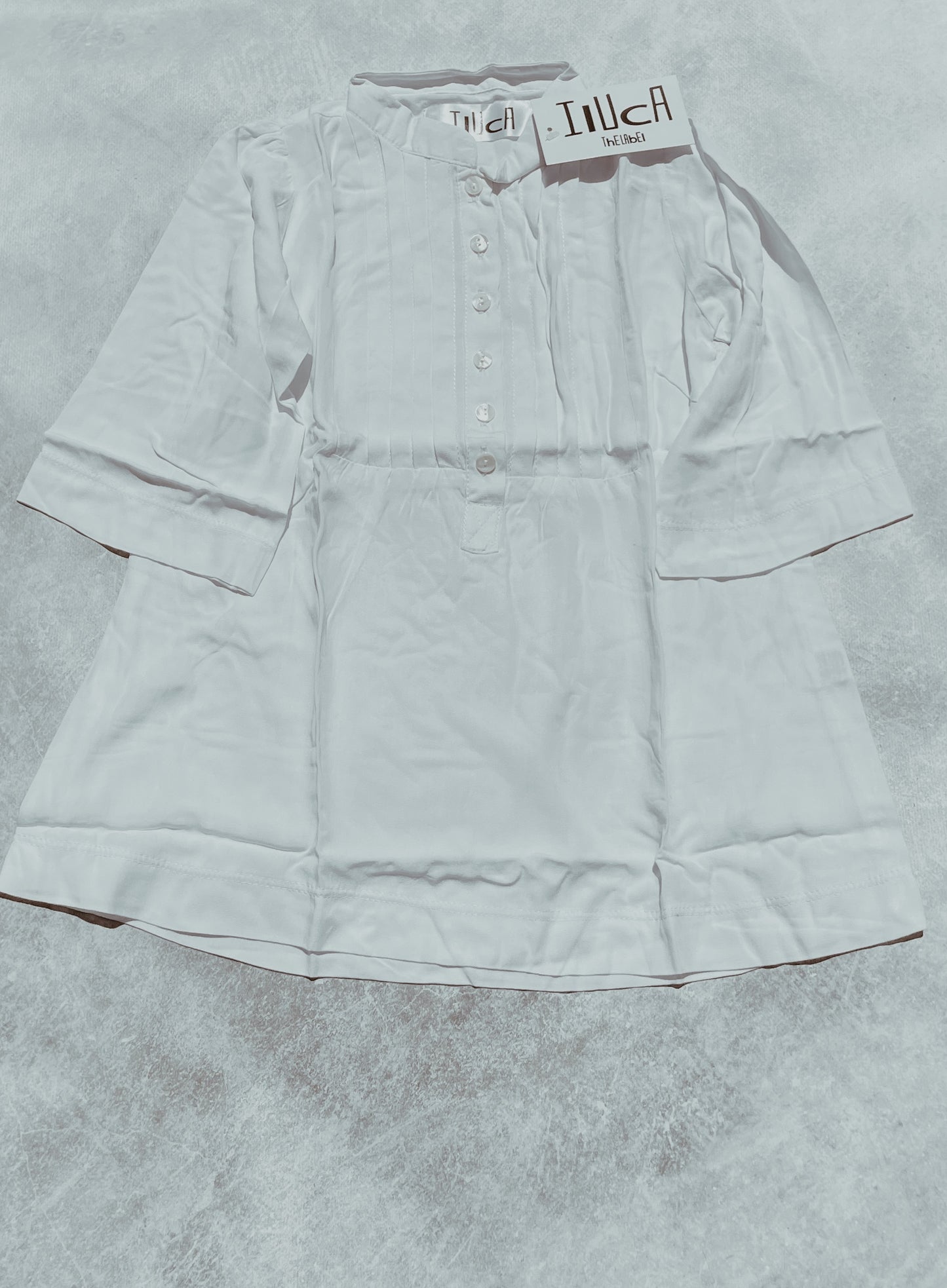 iluca the label: BELLE SLEEVE WISH DRESS / WHITE