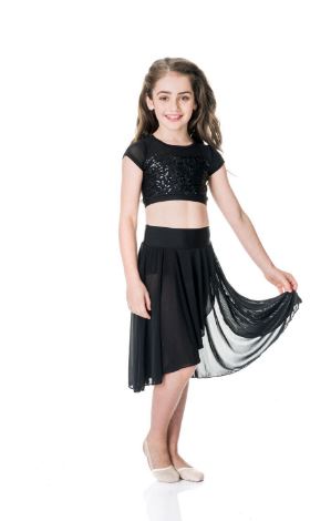 Studio 7 Dancewear / Children's Attitude Sequin Crop Top - CHCT08