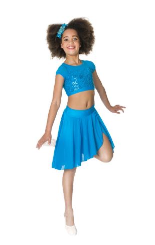 Studio 7 Dancewear / Children's Attitude Sequin Crop Top - CHCT08