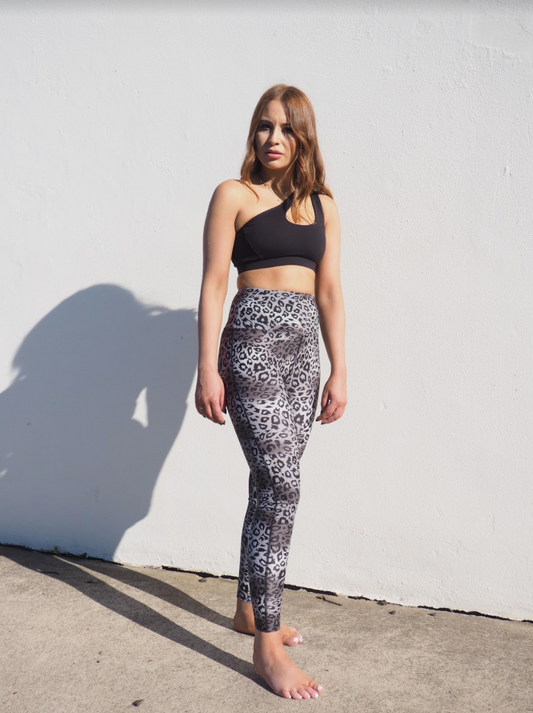 CELINE LEGGINGS // BLACK SNOW LEOPARD