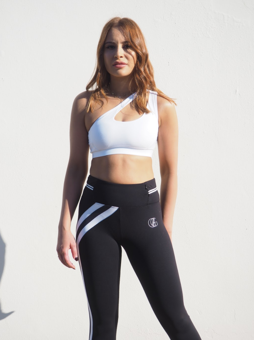 KYE ACTIVE CROP // WHITE