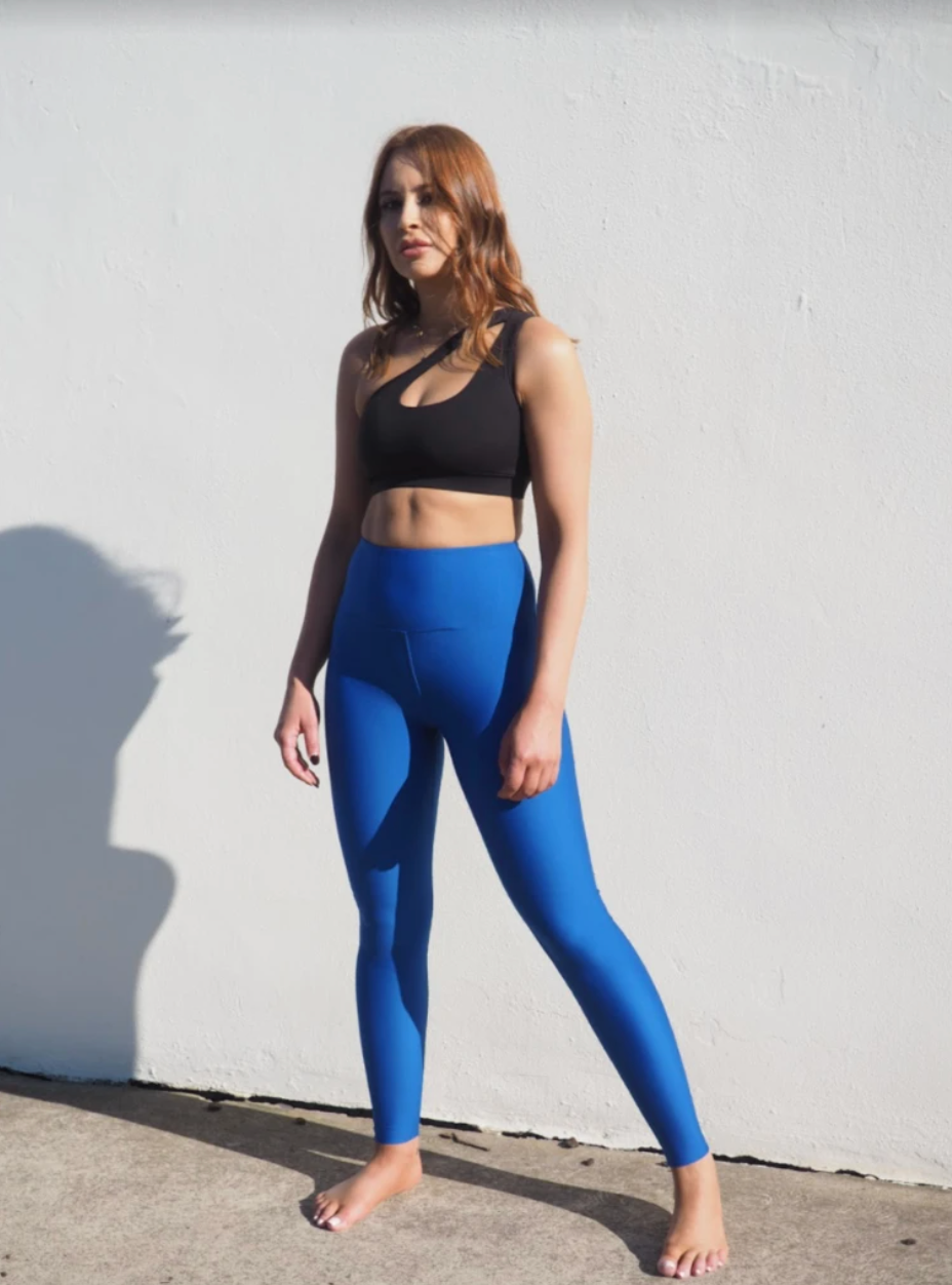 Gerryca Celine Compression leggings in electric blue