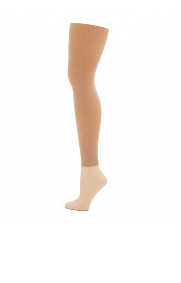 Capezio footless ultrasoft tights in light suntan