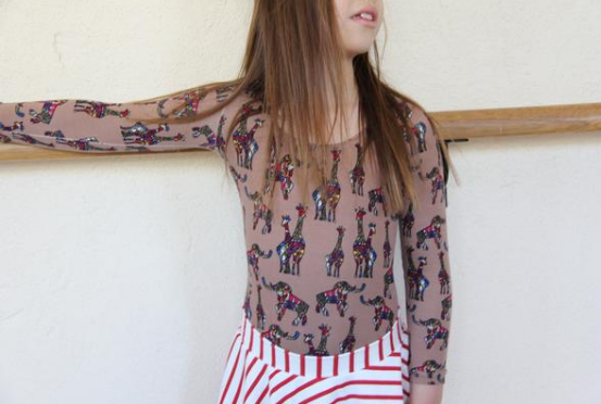 BABY + KIDS PRINTED ANIMALIA BODY SUIT LONG SLEEVE
