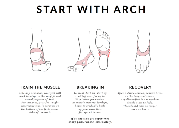 Capezio shop arch support