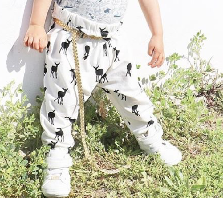 iluca the label:  gold metallic adjustable belt for kids