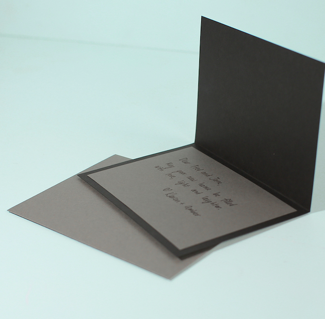 ME AND AMBER - PLUS YOU AND ME SALT N PEPPER CARD