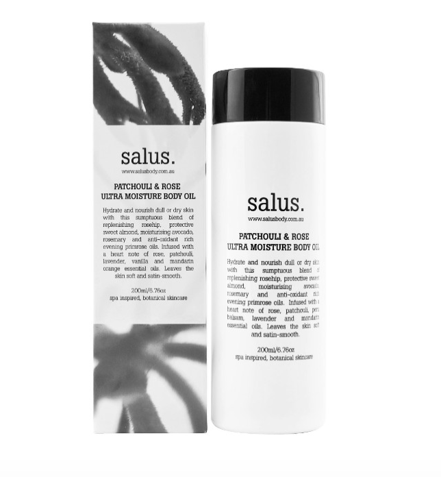 SALUS BODY - Patchouli & Rose Ultra Moisture Body Oil 200ml