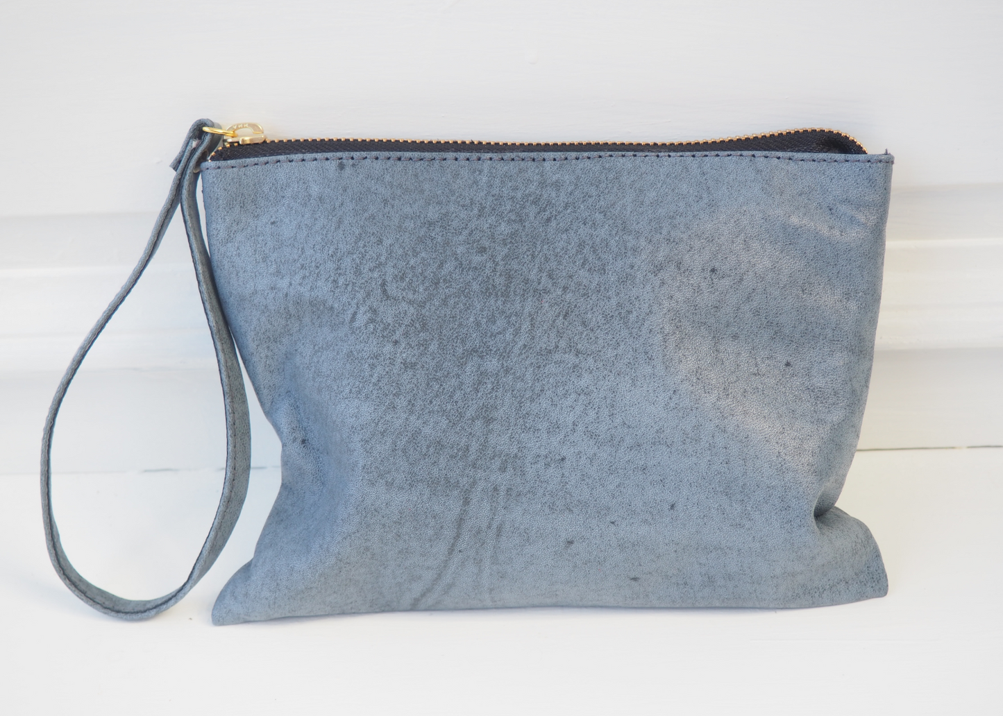 Oceania Blue Crush Soft Leather Clutch