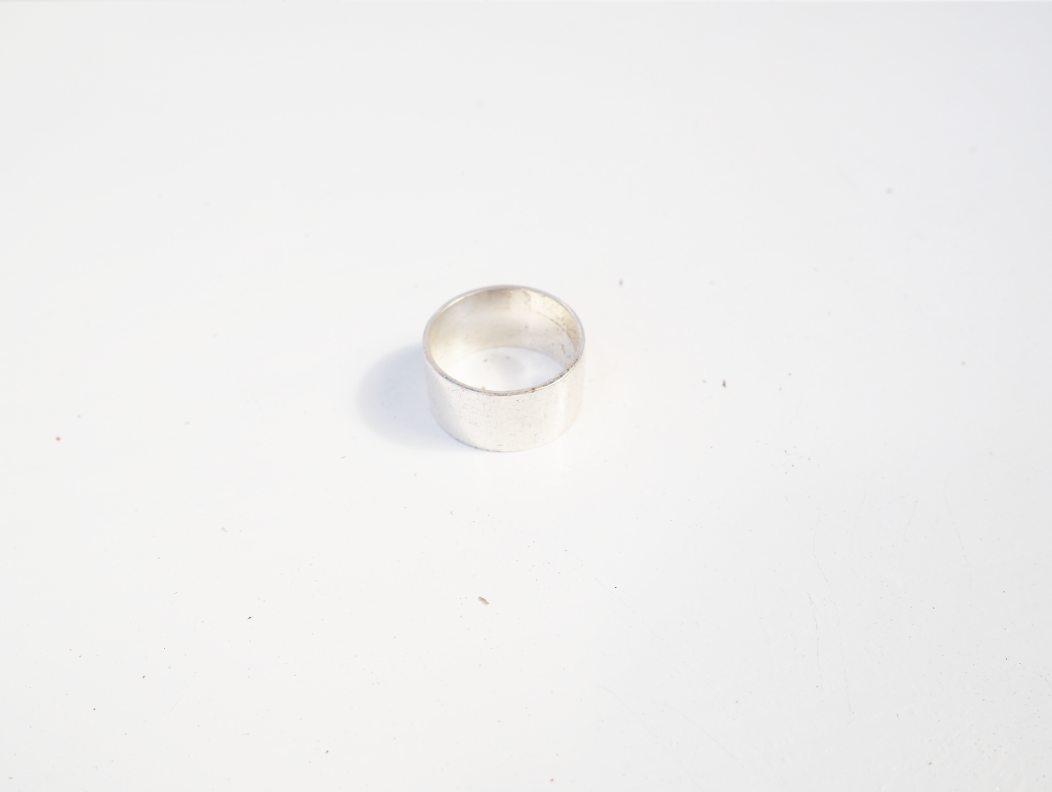 Sterling Silver - Handmade Thick Silver Minimalist Band Ring