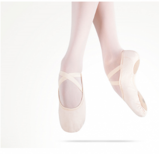MDM Performance Intrinsic Canvas Hybrid split sole pink ballet slipper - child