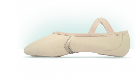 MDM Performance Elemental Reflex Leather Hybrid Split Sole ballet slipper child