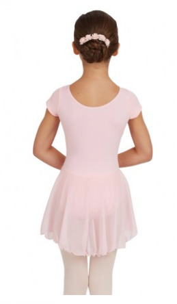 Capezio - Short Sleeve Nylon Dress - Girls -  3966C