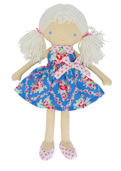 Alimrose | Essie Dress Me Doll 38cm Blue Floral