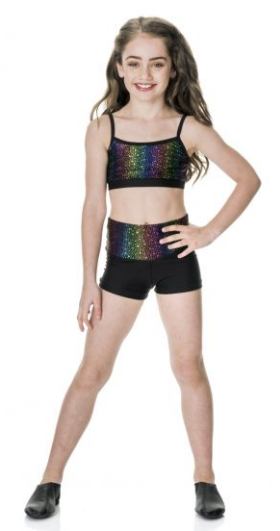 Studio 7 Dancewear - Children's Galaxy High Waisted Shorts - CHS07