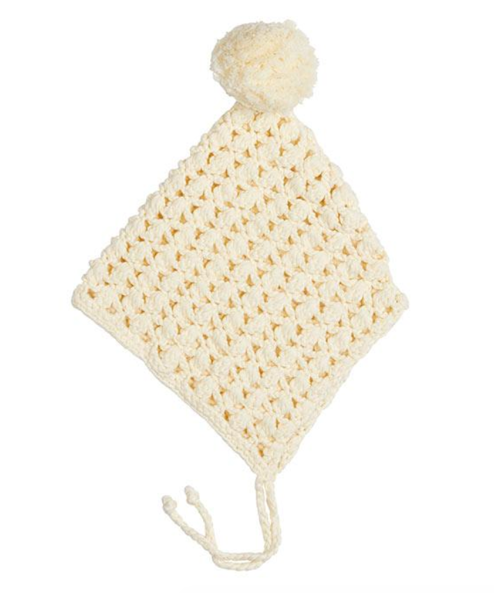 Miann + Co- CREAM CROCHET BONNET