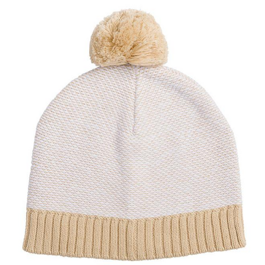 Miann + Co NATURAL KNIT BEANIE