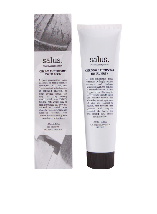 Charcoal Purifying Facial Mask 100ml - Salus Body