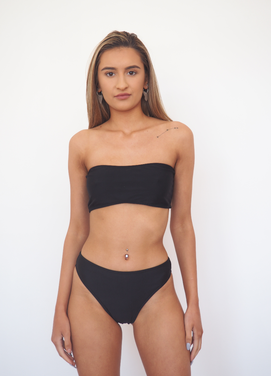 KHLO HIGH BIKINI BOTTOMS in black - GERRY CAN 