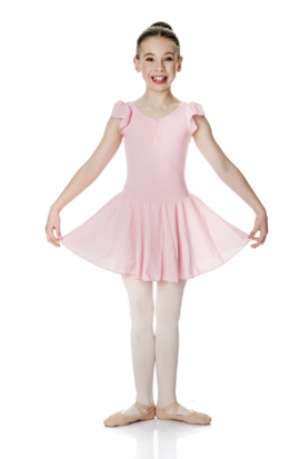 Studio 7 Dancewear / Children's Cap Sleeve Chiffon Dress (Cotton/Lycra) - CHD01