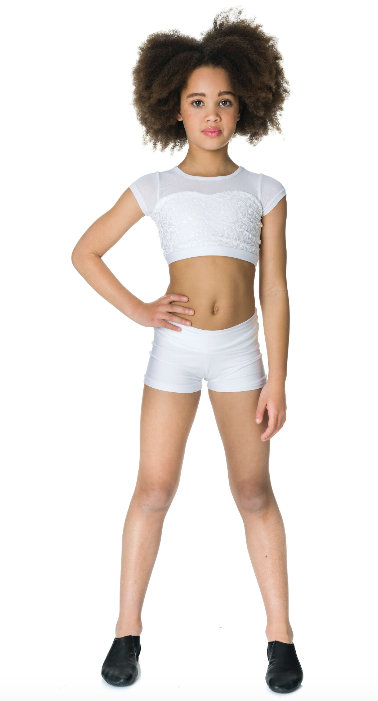 Studio 7 Dancewear / Children's Attitude Sequin Crop Top - CHCT08