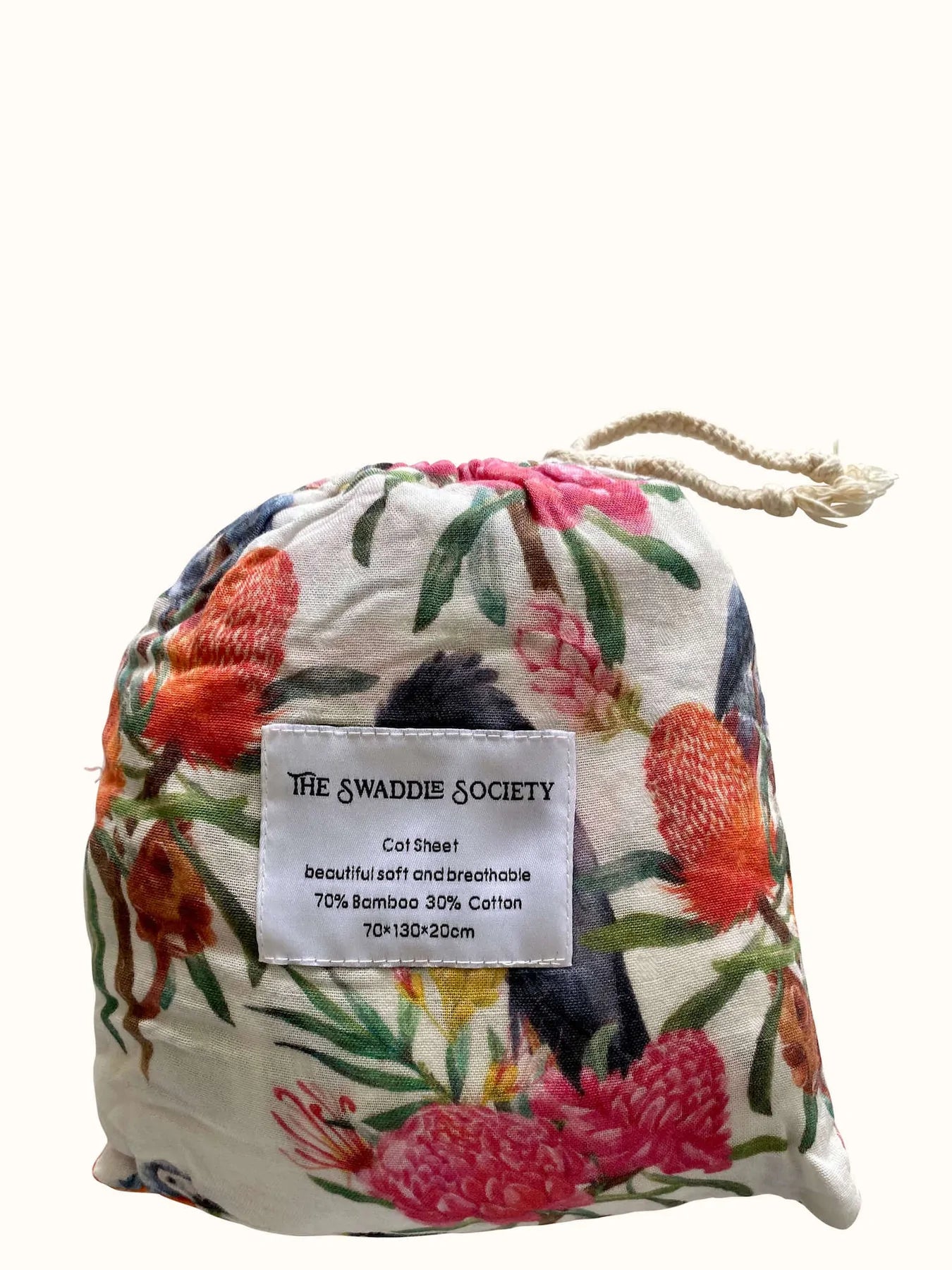 Banksia Cot Sheet- The Swaddle Society