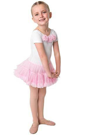 Studio 7 Dancewear / Children's Short Sleeve Ruffle Dress - CHD02