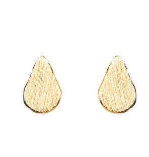 EB + IVE - METAL TEAR PIN EARRING - SILVER AND GOLD