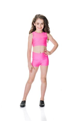 Studio 7 Dancewear / Children's Mesh Crop Top - CHCT06