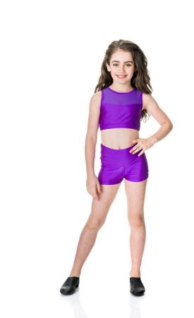 Studio 7 Dancewear / Children's Mesh Crop Top - CHCT06