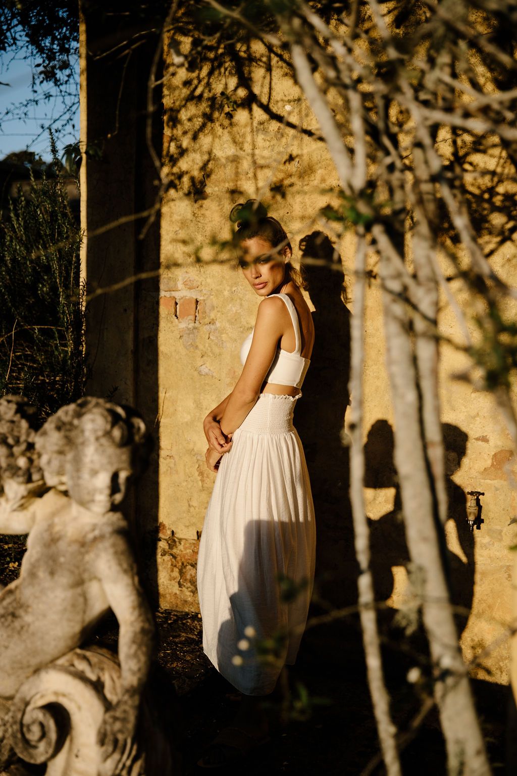 LIYLA SKIRT - OFF WHITE