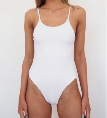 BYRON ONE PIECE - WHITE + BLUSH REVERSE - GERRY CAN 