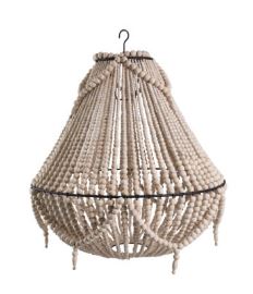 Ecora Boho Detailed boho beaded Chandelier in Natural