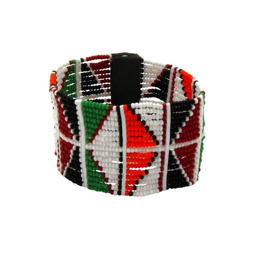 Odisya- Basecamp Maasai Brand String Beaded Cuff