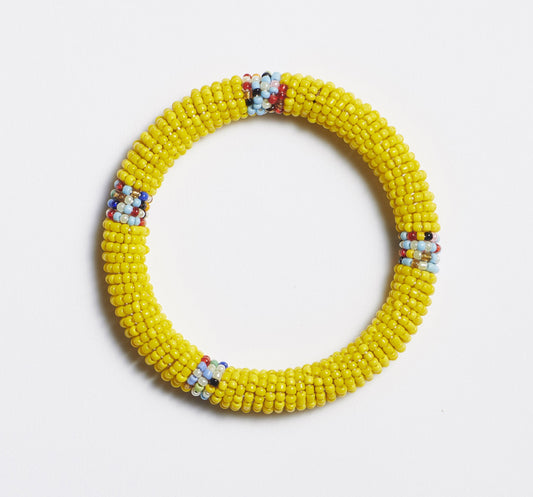 Odisya- Yellow Maasai Bangle