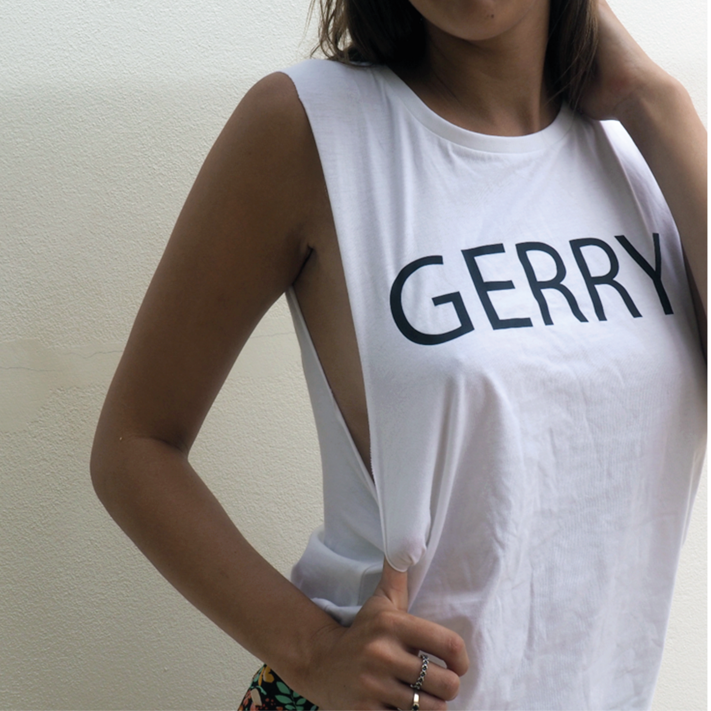 GERRY TANK FEM // WHITE