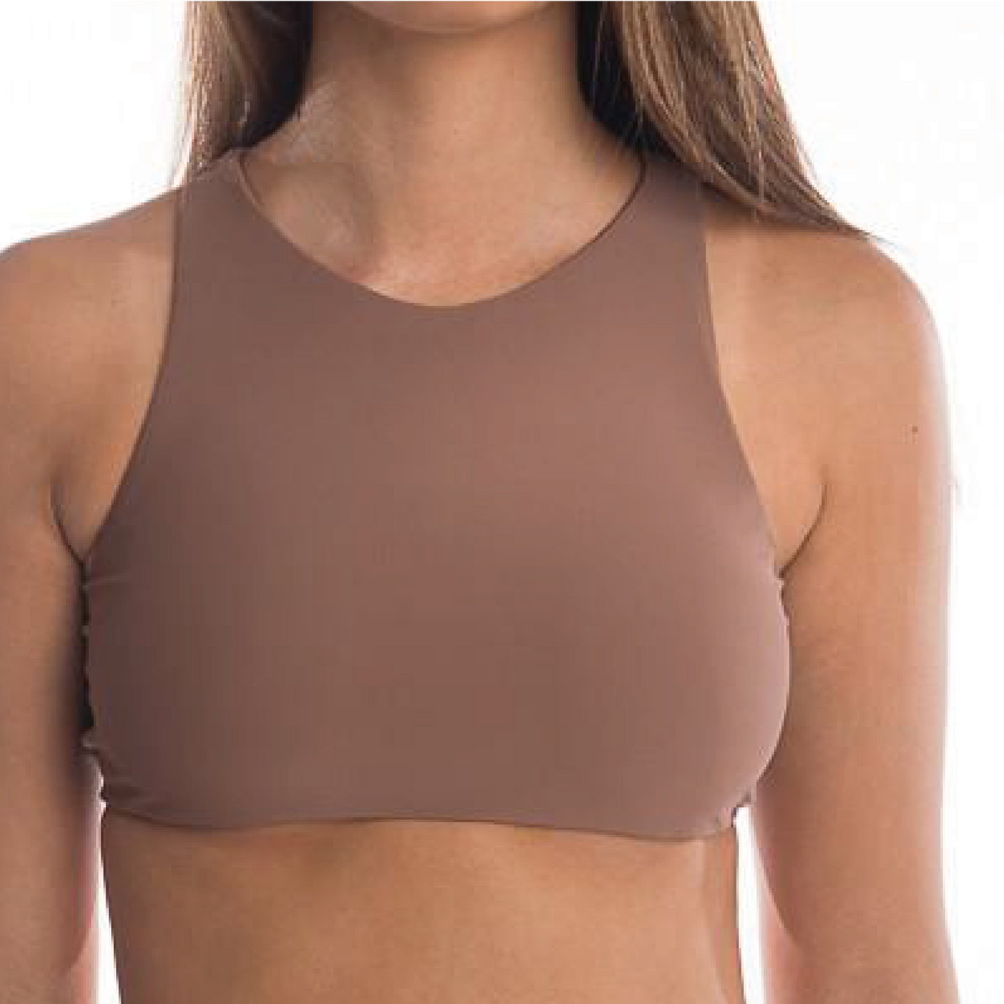 LARA CROP // NUDE