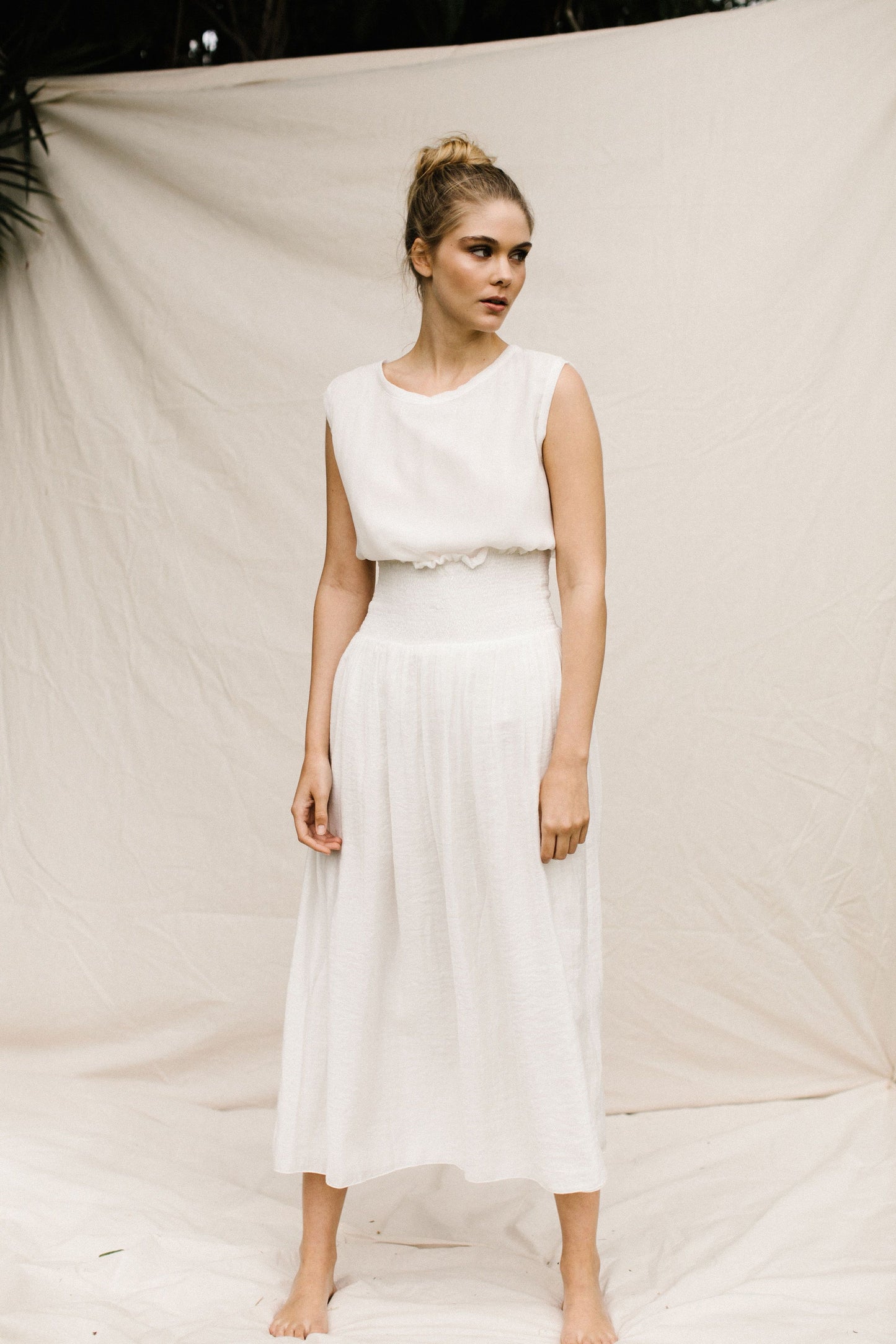 LIYLA SKIRT - OFF WHITE