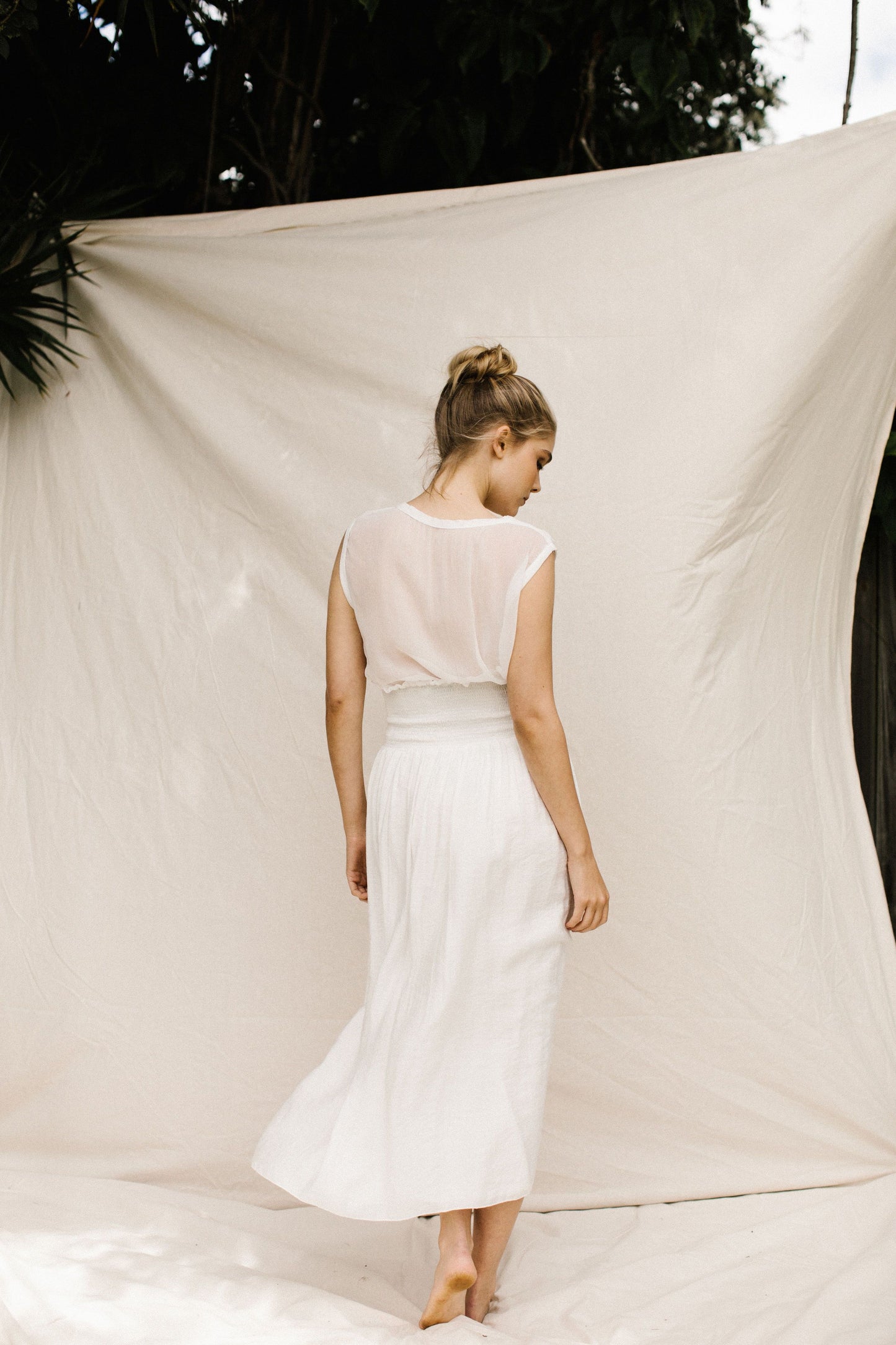 LIYLA SKIRT - OFF WHITE