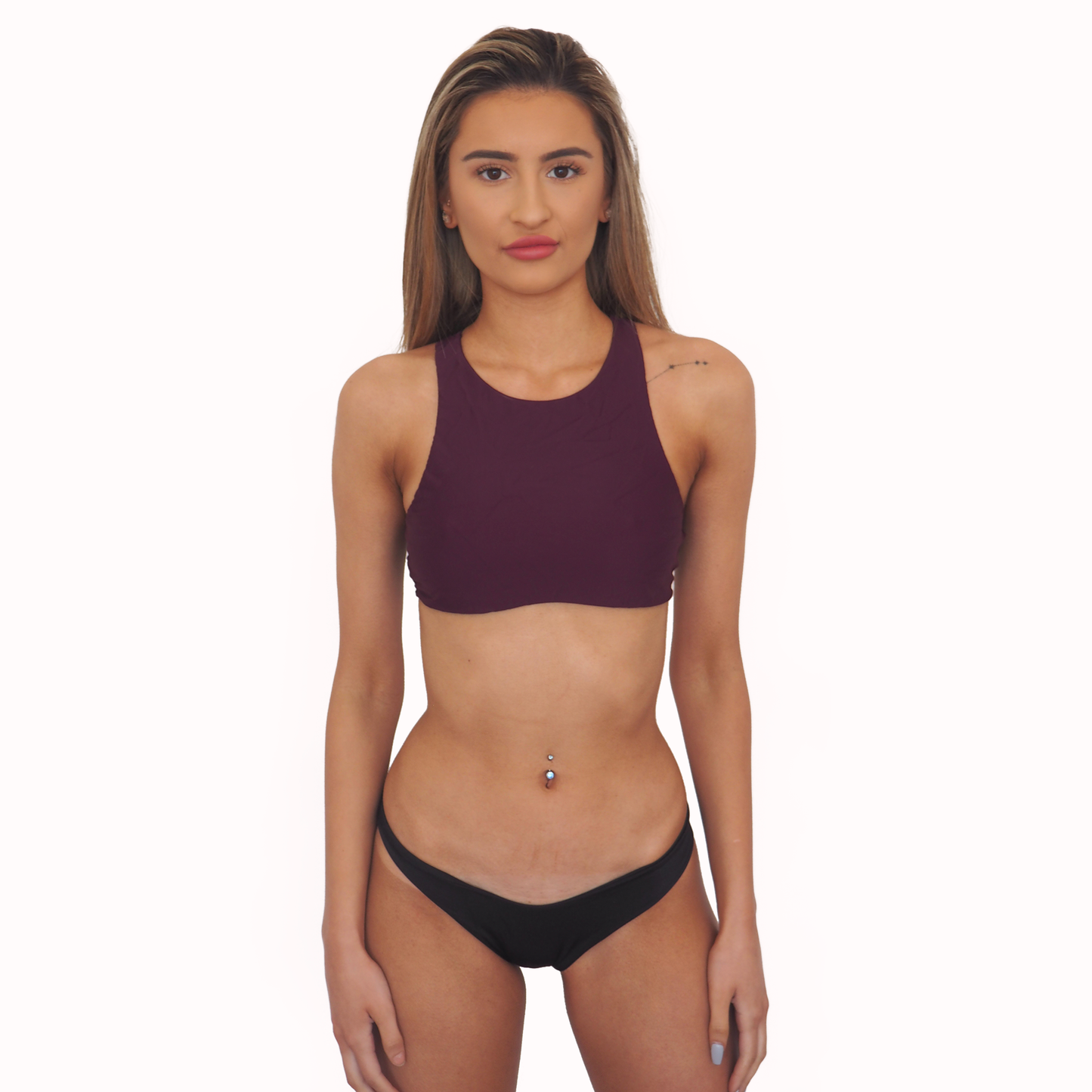 LARA CROP // WINE